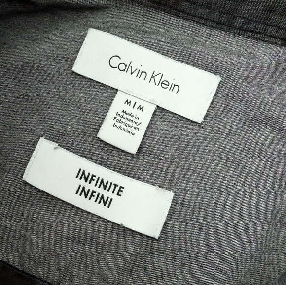 Calvin Klein Black Pleated Shirt M - Picture 7 of 8